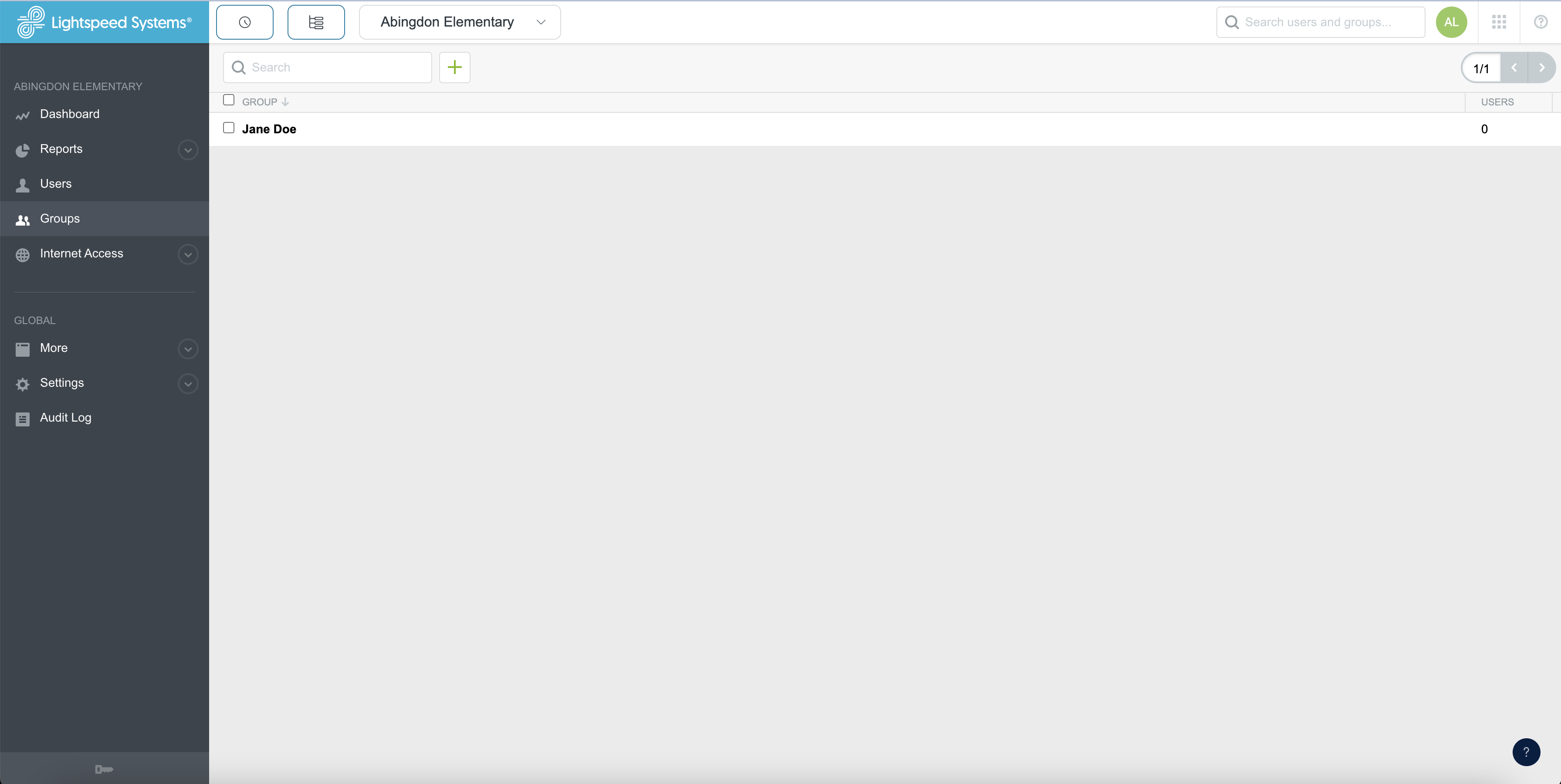 LightspeedCreating Individual Student Groups & Blocking Sites APS